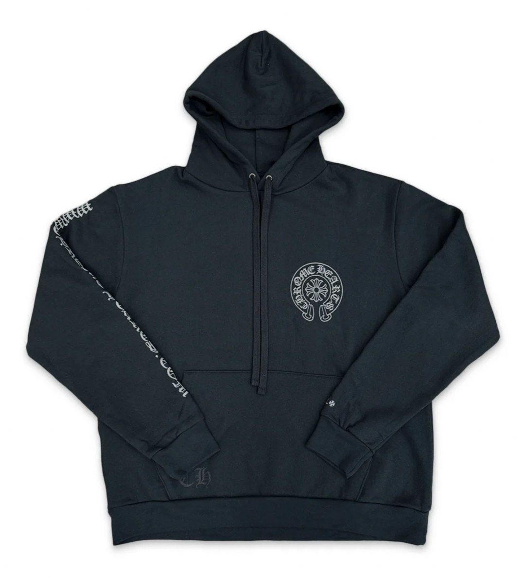 Chrome Hearts Online Exclusive 'Glittered' Black/Silver Hoodie