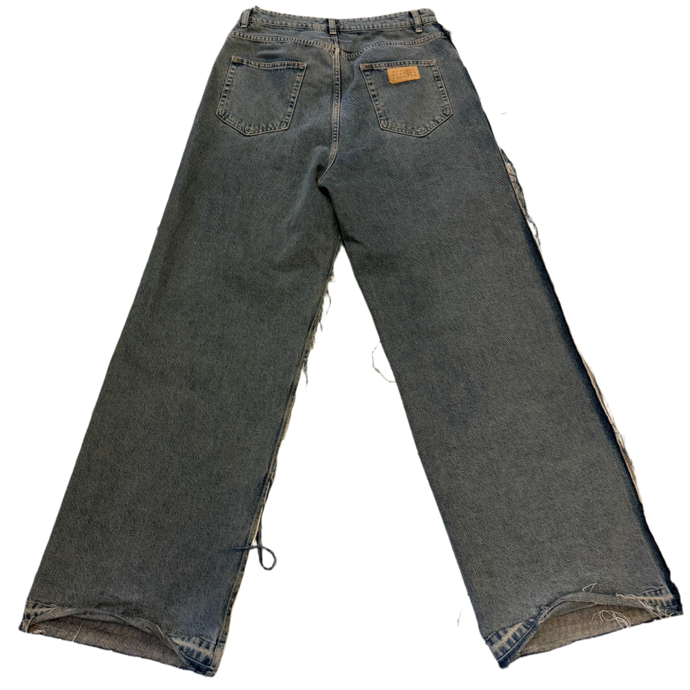 Maison Margiela 'MM6 Blue' Wide Leg Jeans