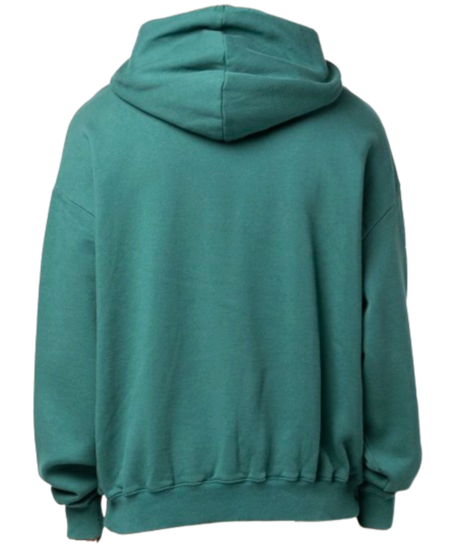 Kapital 'Kesa' Green Scarf Hoodie