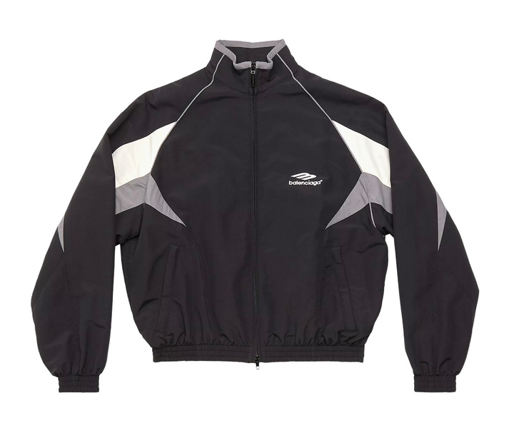 Balenciaga '3B Sports Icon' Black Track Jacket