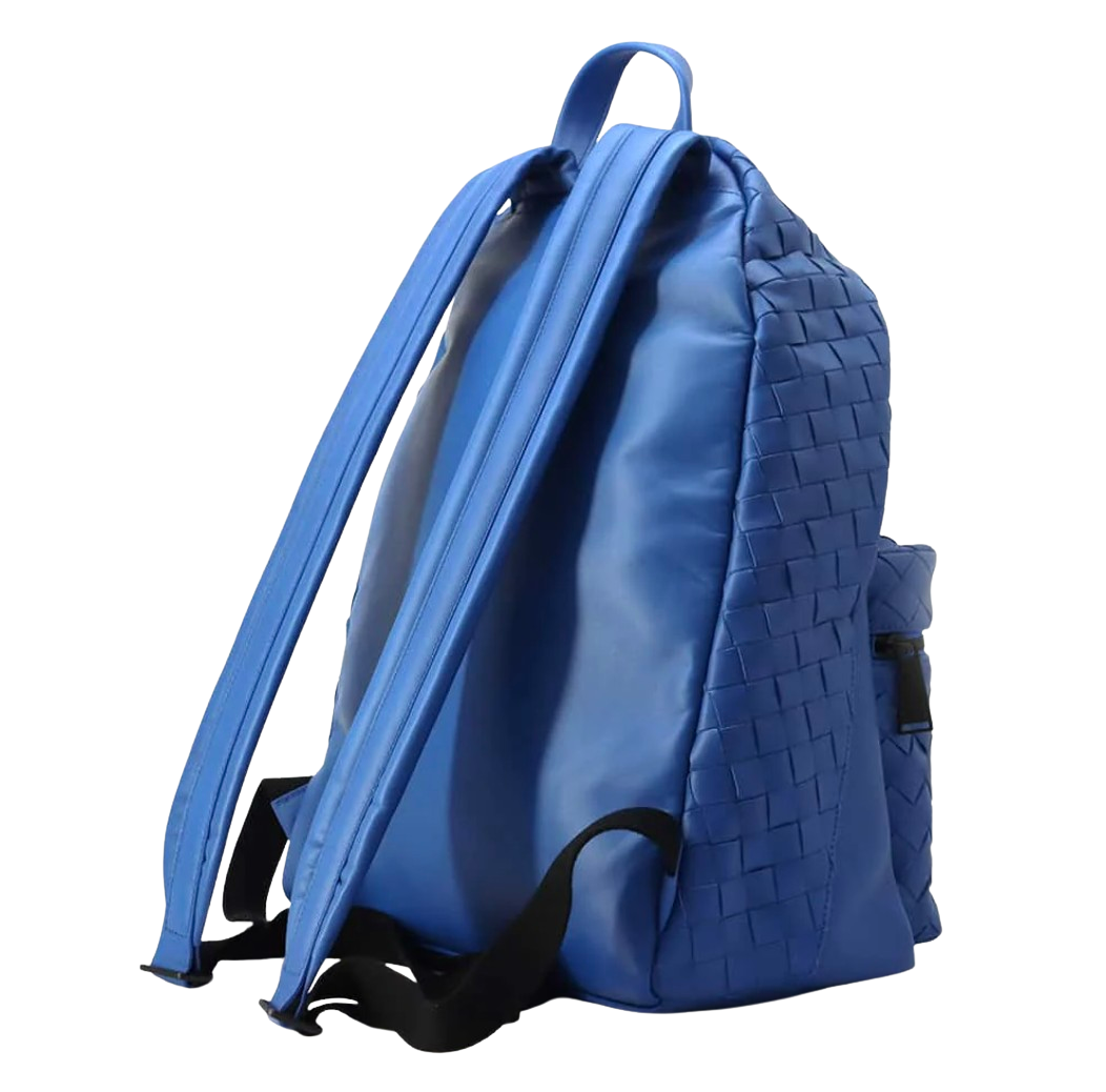 Bottega Veneta 'Blue' Leather Backpack