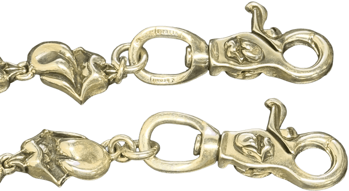 Chrome Hearts 'Rolling Stones' 13 Link Silver Wallet Chain