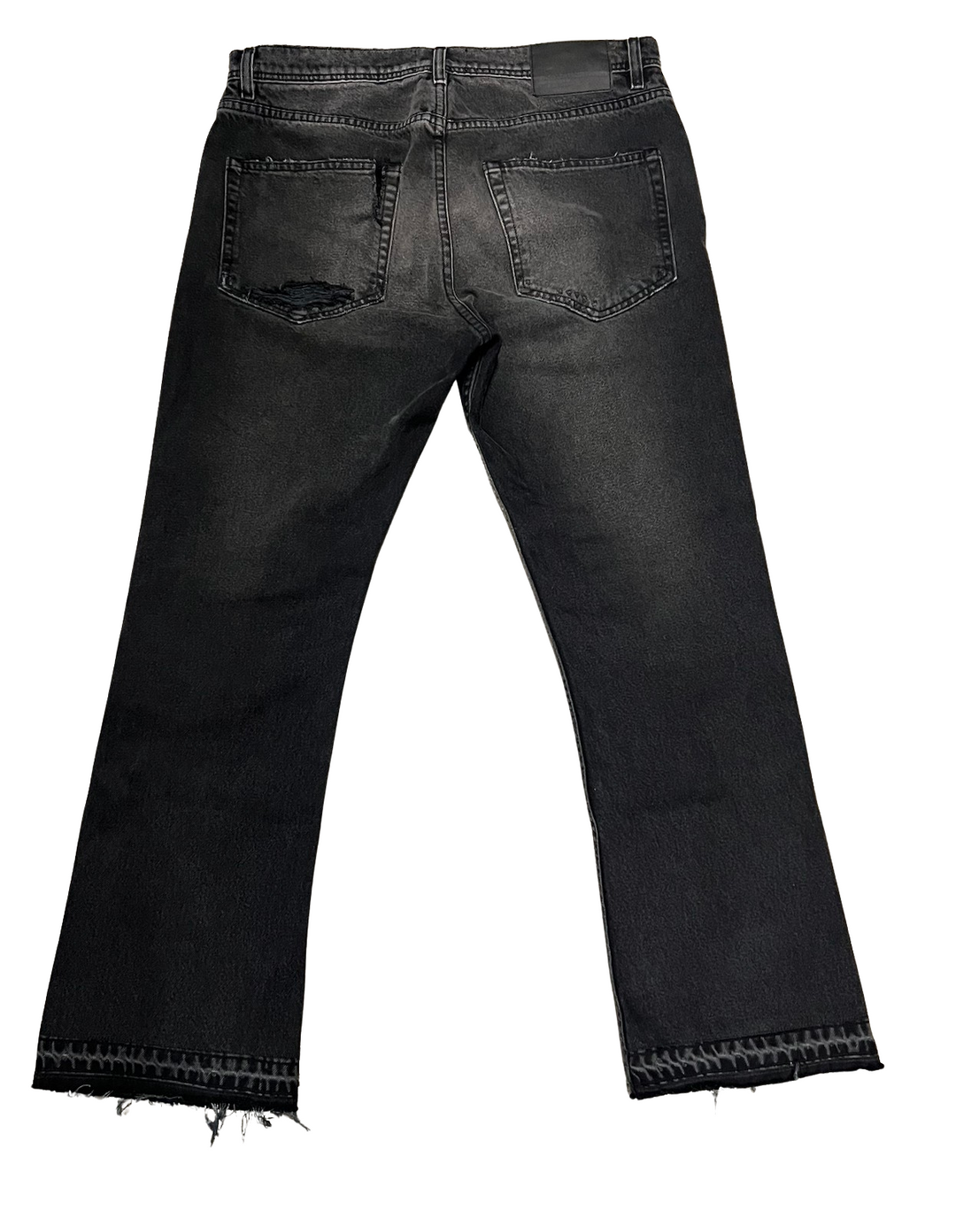 Enfants Riches Déprimés 'Black' Straight-Leg Jeans