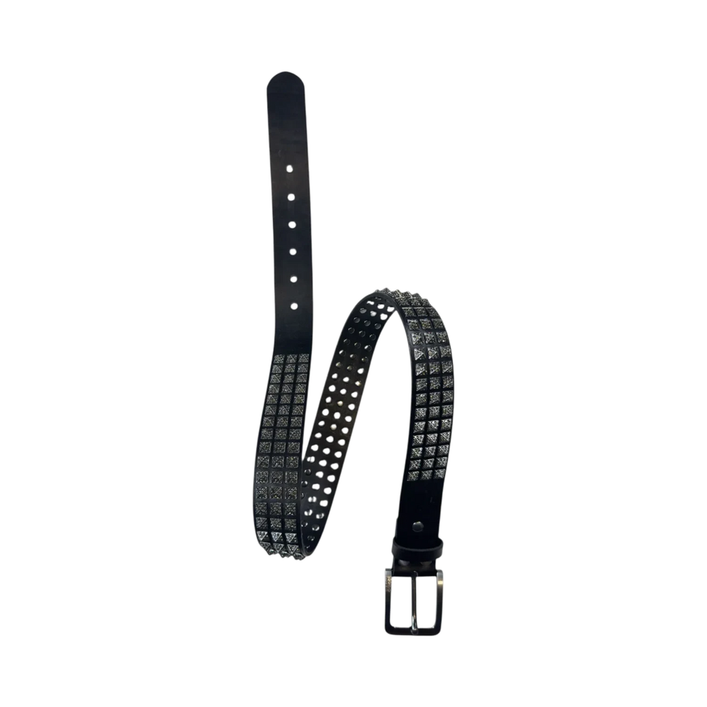 Bossi 'Black on Black' Studded Belt