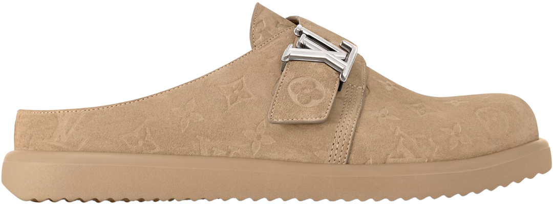 Louis Vuitton 'Easy Mule' Beige Slippers