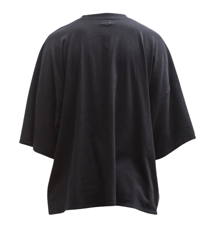 Kapital 'Denim Repair' Black Jersey Tee