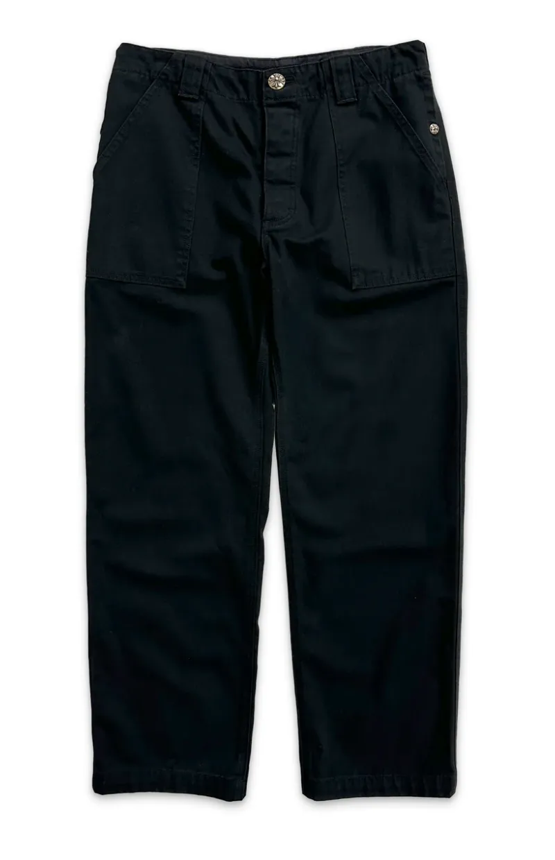 Chrome Hearts Black Canvas Pants