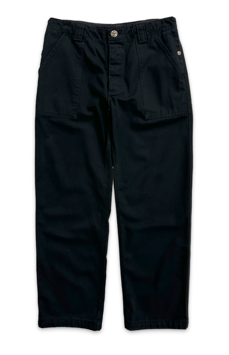 Chrome Hearts Black Canvas Pants