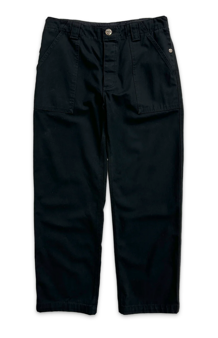 Chrome Hearts Black Canvas Pants