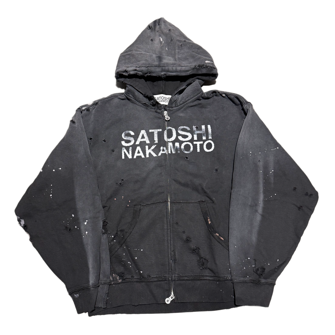 Satoshi Nakamoto 'Black' Luke Fleece Zip Up Hoodie