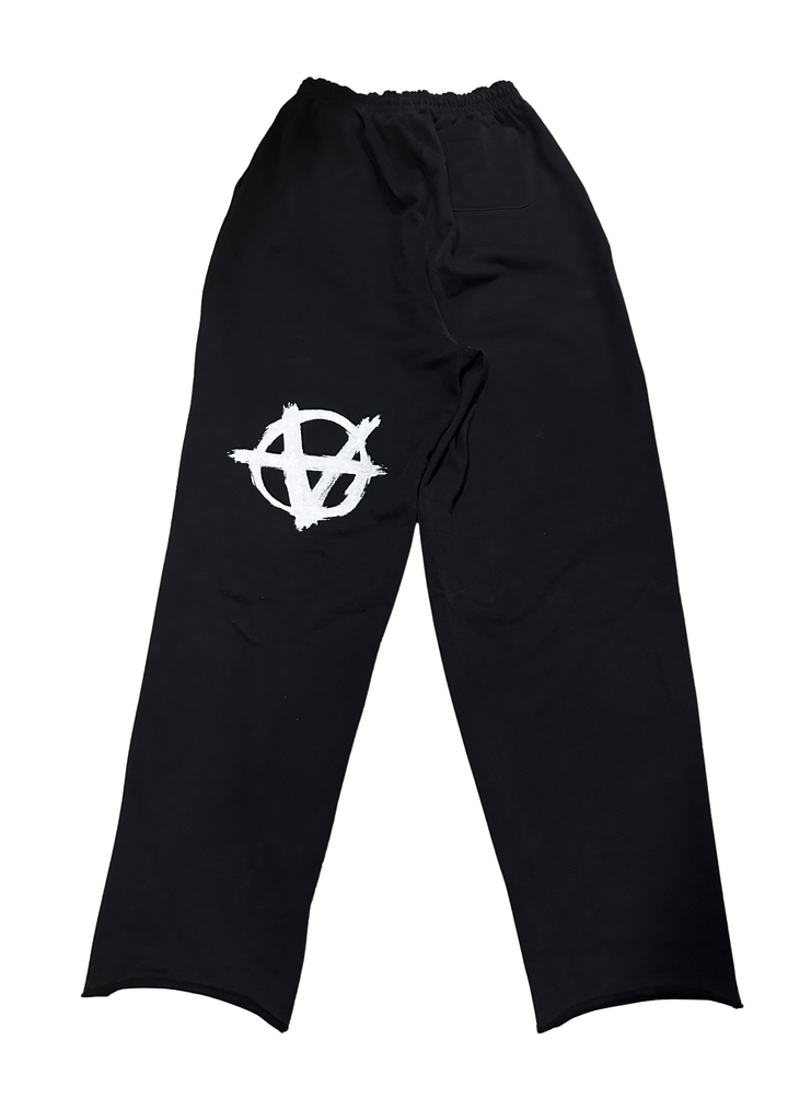 Vetements 'Anarchy Logo' Black Sweatpants