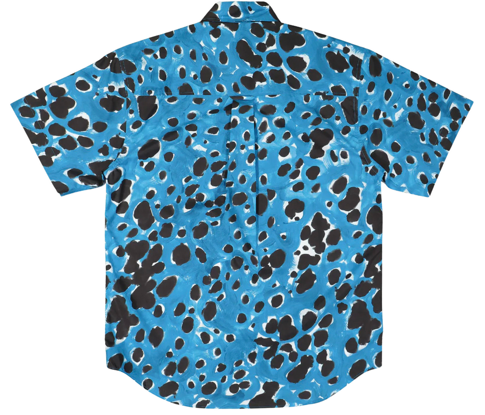 Marni 'Paint Dots' Blue Button Shirt