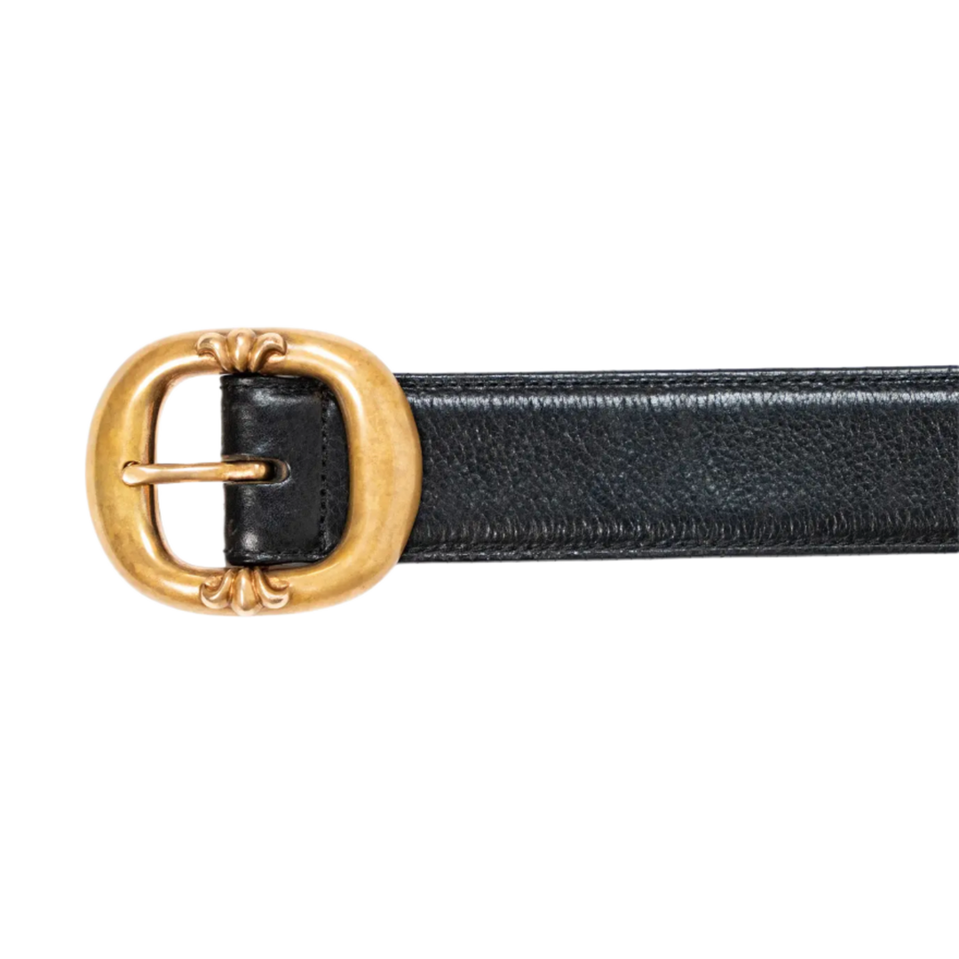 Chrome Hearts 'Gunslinger' Bronze Buckle Belt