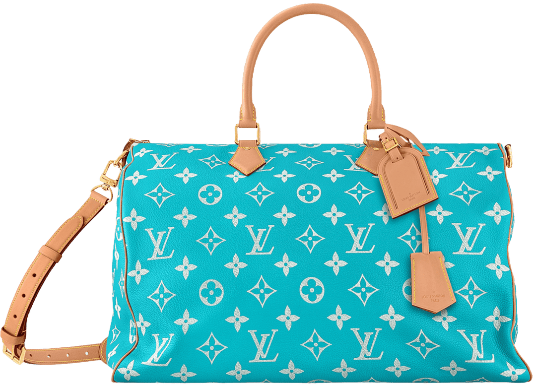 Louis Vuitton 'Turquoise' Speedy P9 Bandouliére 50 Duffle Bag