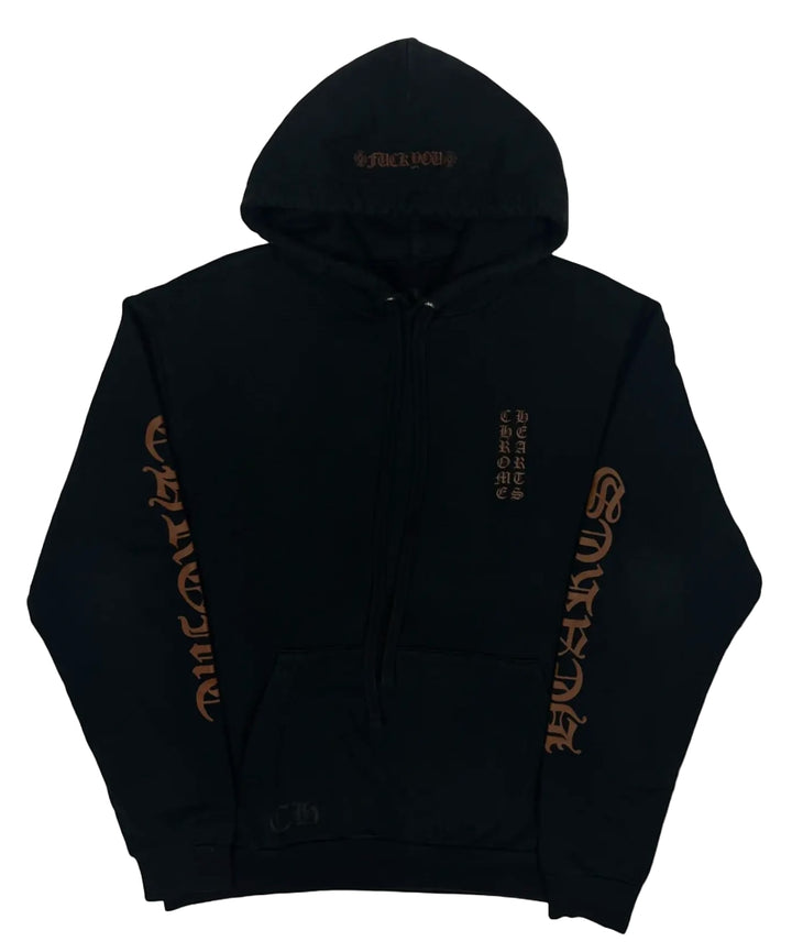 Chrome Hearts 'Brown' Vertical Logo Hoodie