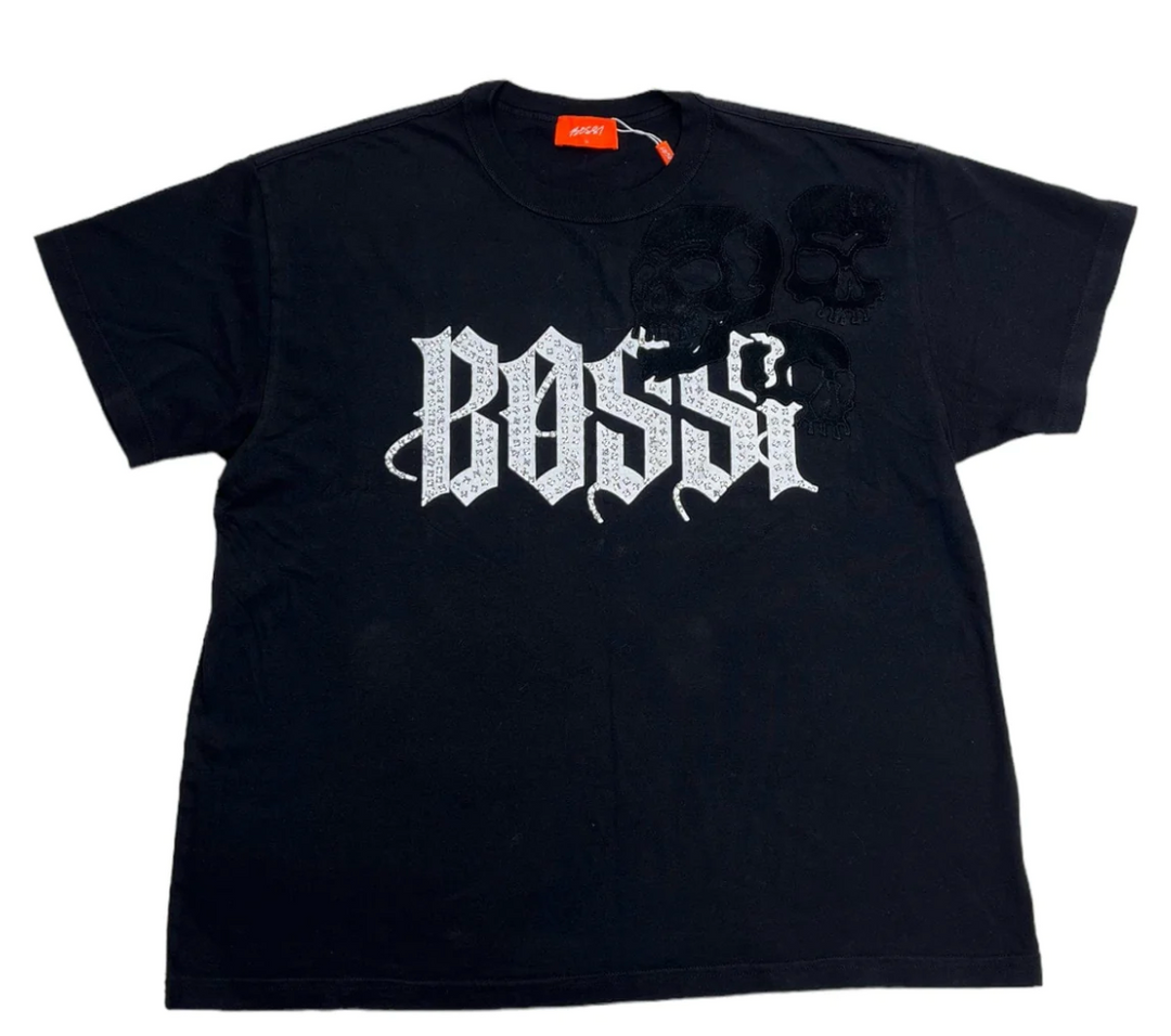 Bossi 'Applique Skull' Tee