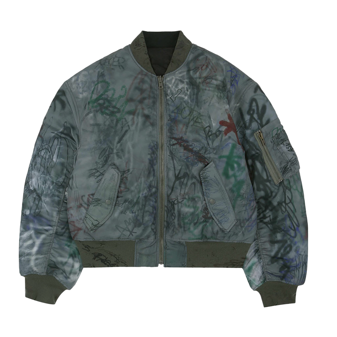 Protocol Index 'Graffiti' Reversible Bomber Jacket