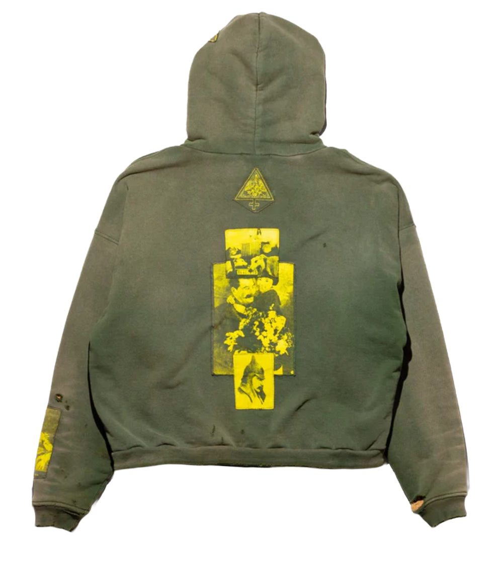 Enfants Riches Déprimés 'War Within' Green Zip-Up