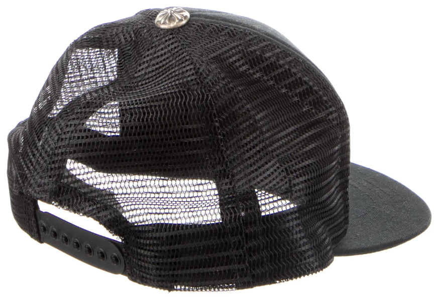 Chrome Hearts 'Aspen' Black Trucker Hat