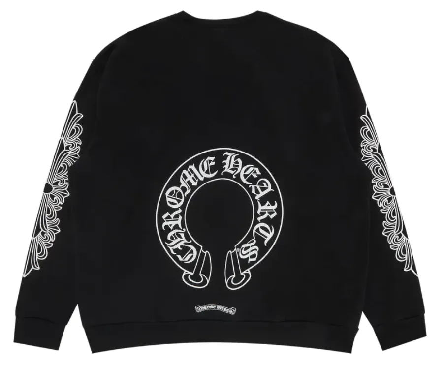 Chrome Hearts 'Horseshoe Logo' Crewneck