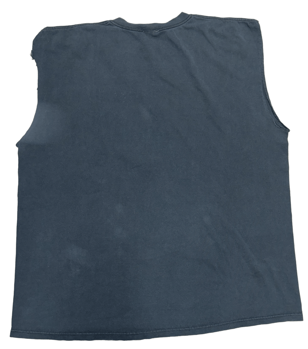 Liqiud Blue 'Green Skull' Vintage Cutoff Tee