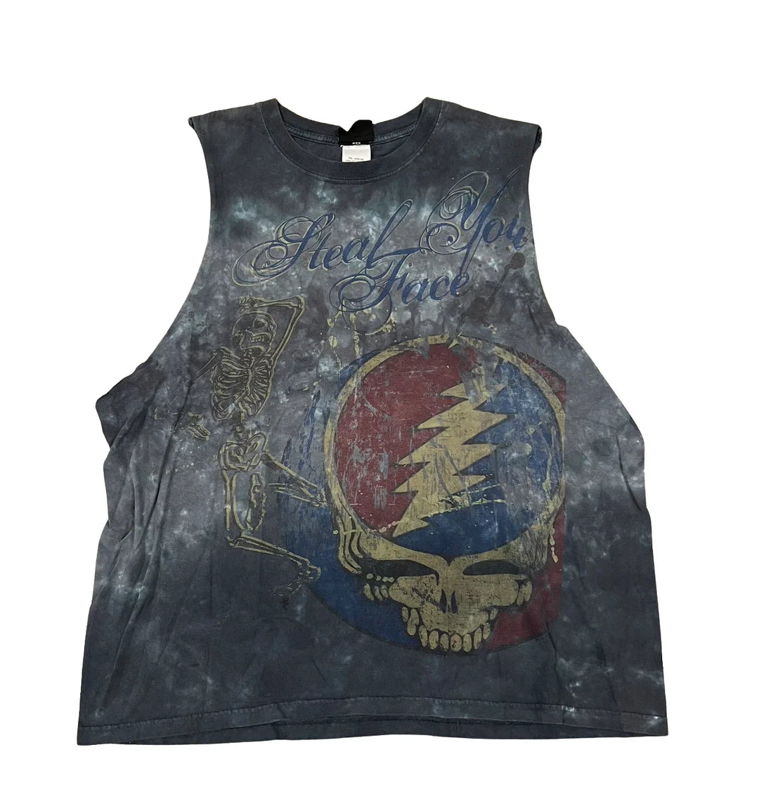 Grateful Dead 'Tie Dye' Vintage Cutoff
