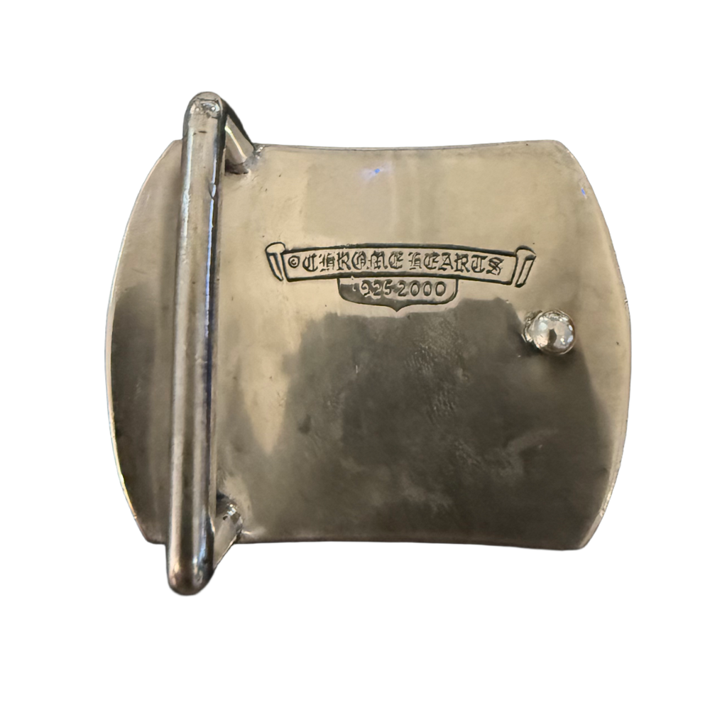 Chrome Hearts 'Diamond Dagger' Silver Belt Buckle