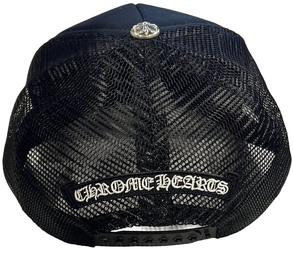 Chrome Hearts 'Black on Black' Cemetery Trucker Hat