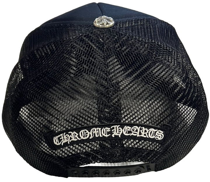 Chrome Hearts 'Black on Black' Cemetery Trucker Hat