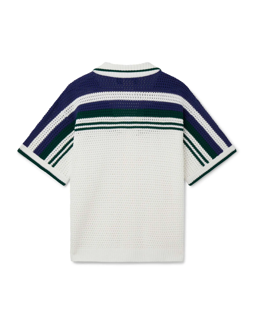Casablanca 'Green Stripe' Knit Button Shirt