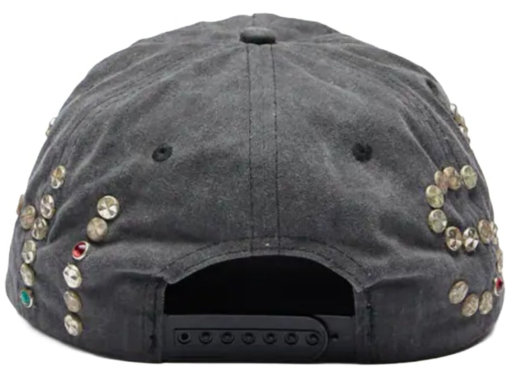 Satoshi Nakamoto 'Washed Grey' Studded Cap