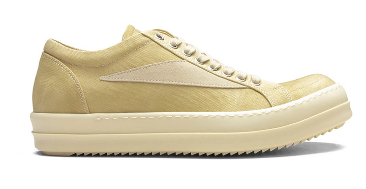 Rick Owens DRKSHDW Vintage Canvas Lows 'Parchment'