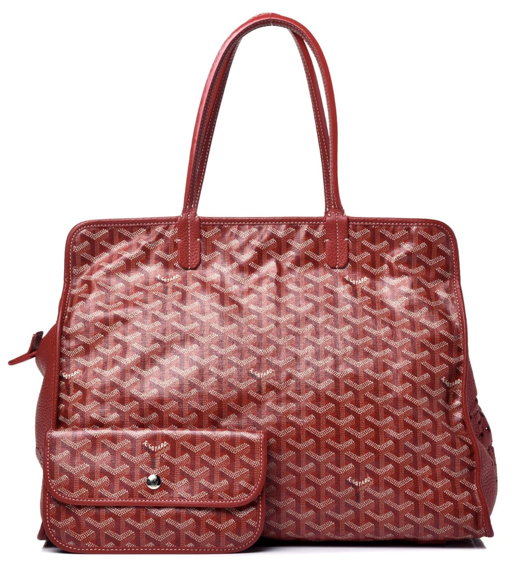 Goyard 'Red' Sac Hardy Pet Carrier