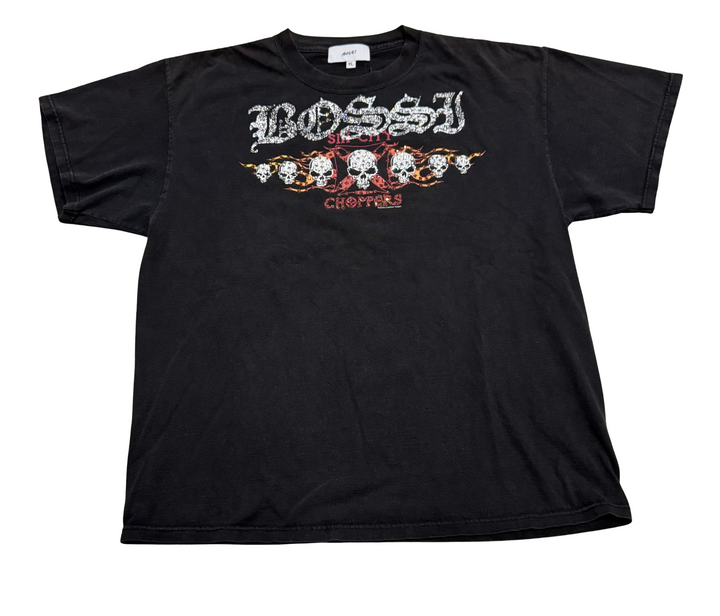 Bossi 'Sin City Choppers' Vintage Rhinestone Tee