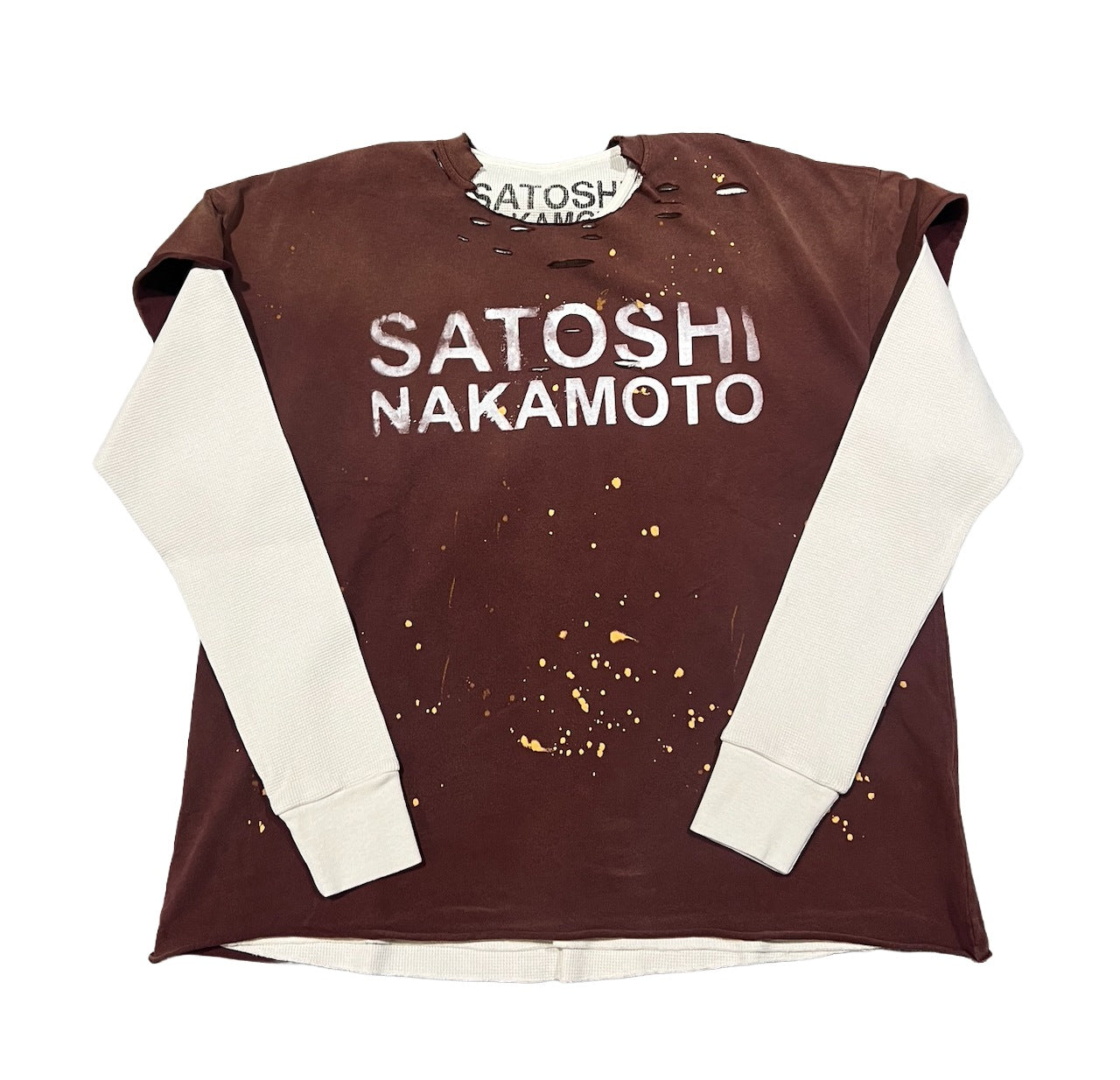 Satoshi Nakamoto 'Brick' Thermal Longsleeve – Showroom LA