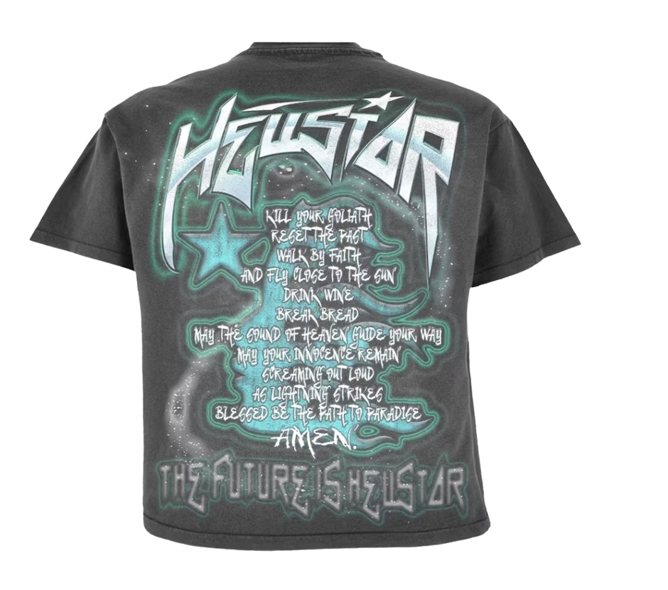 Hellstar 'The Future' Blue/Green Tee