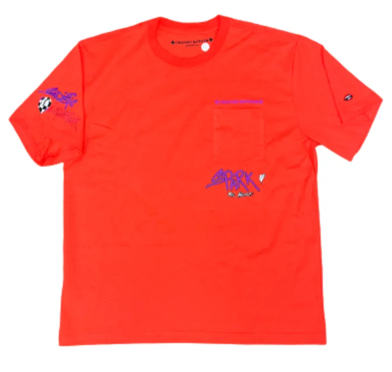 Chrome Hearts 'Red' Matty Boy Sick Heart Pocket Tee