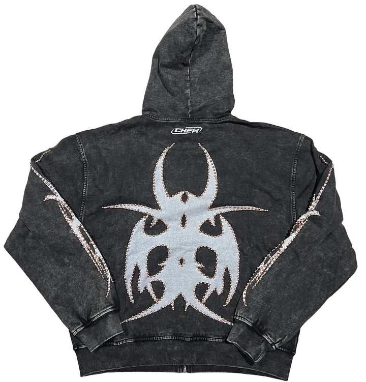 Chew Forever 'Rose Gold Studded' Zip-Up