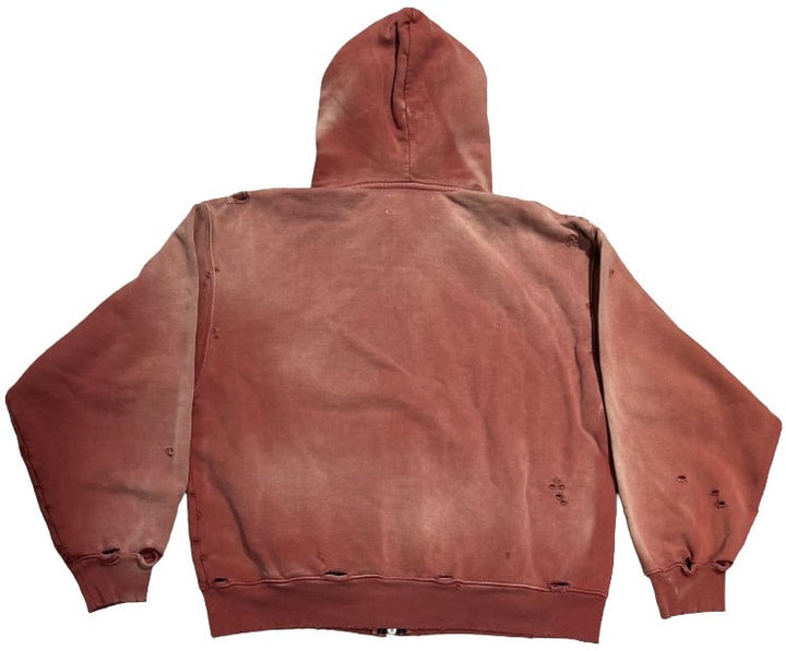 Satoshi Nakamoto '1969 Rock' Red Zip Up Hoodie