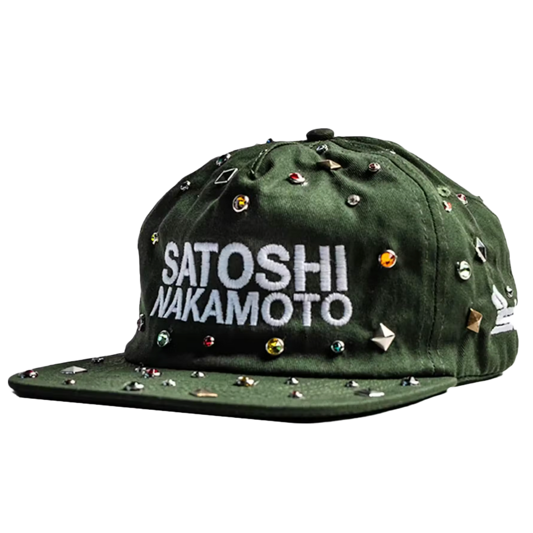 Satoshi Nakamoto x Sicko 'Green' Studded Hat