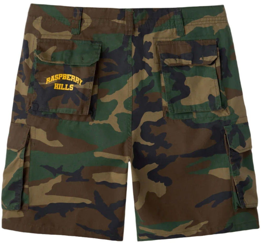 Gold+Vintage Gallery Raspberry Hills 'Camo Logo' Cargo Shorts