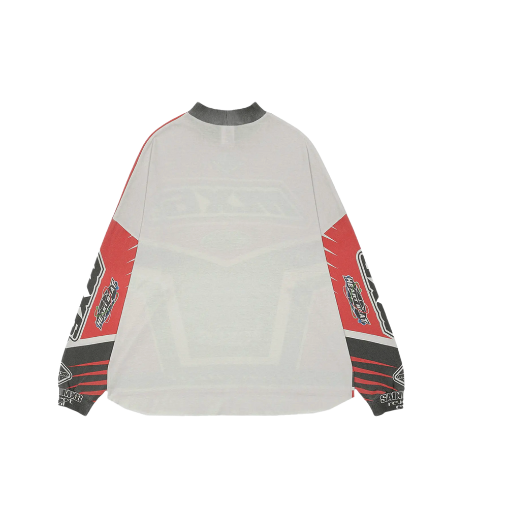 Saint Mxxxxxx 'MX6' Red Long Sleeve Tee