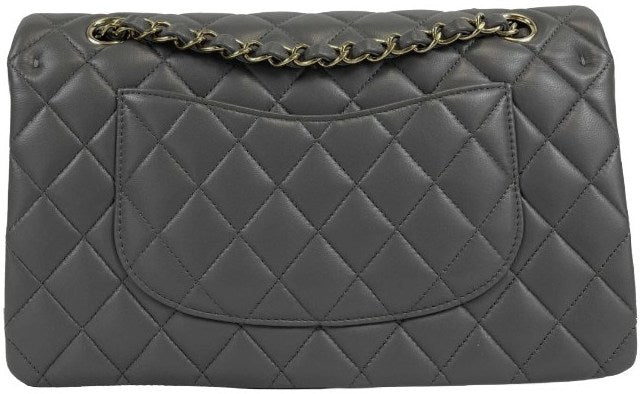 Chanel 'Dark Grey' Medium Double Flap