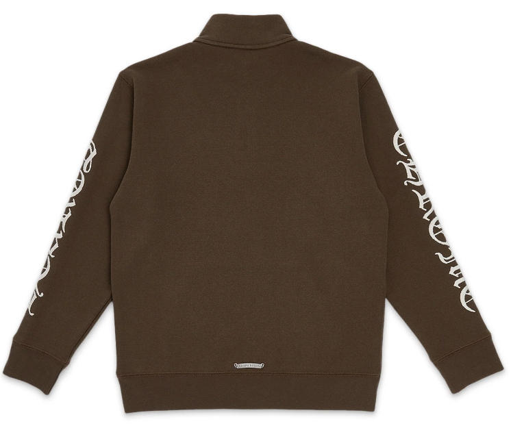 Chrome Hearts 'Slo Ride' Brown Quarter Zip