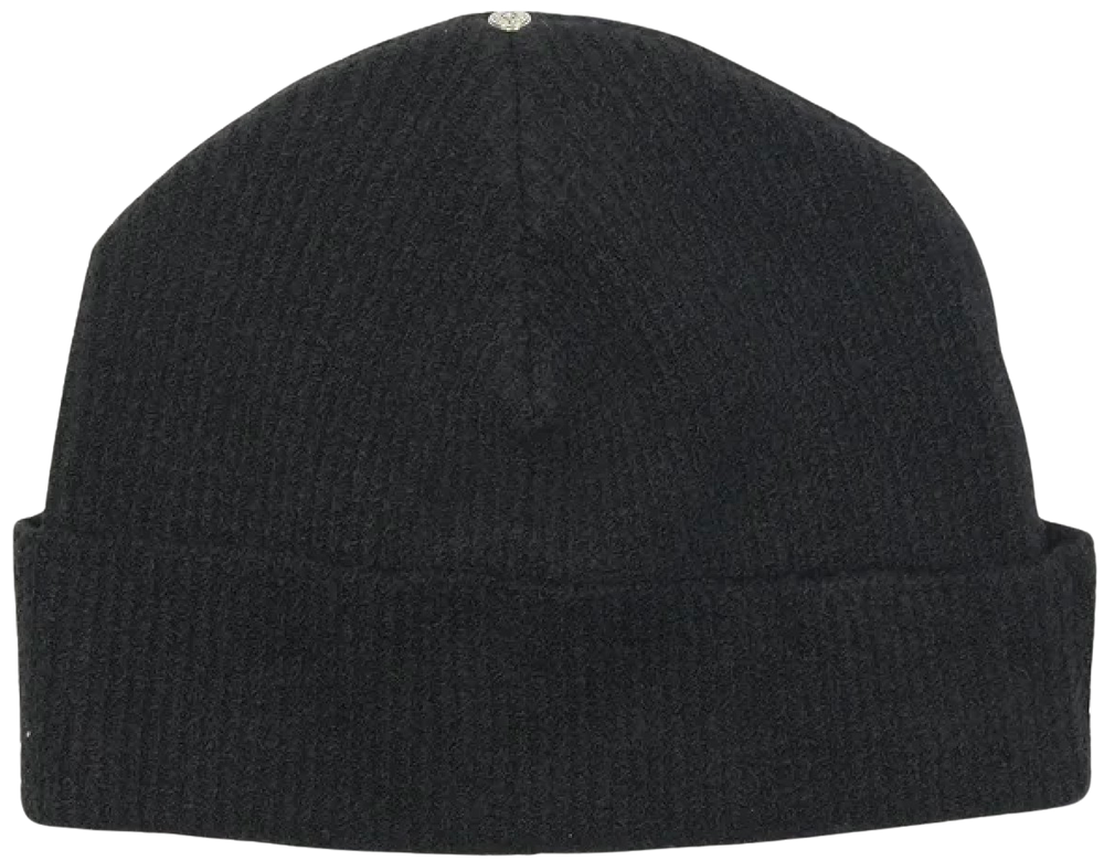 Chrome Hearts 'Black' Pony Hair Cross Patch Beanie