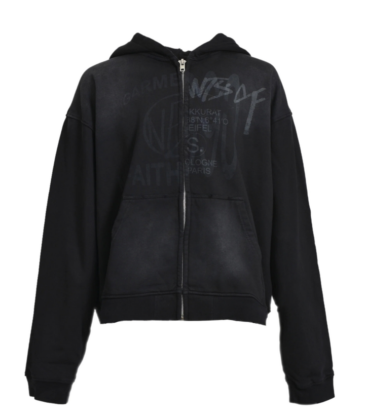 No Faith Studios Zip Up Hoodie