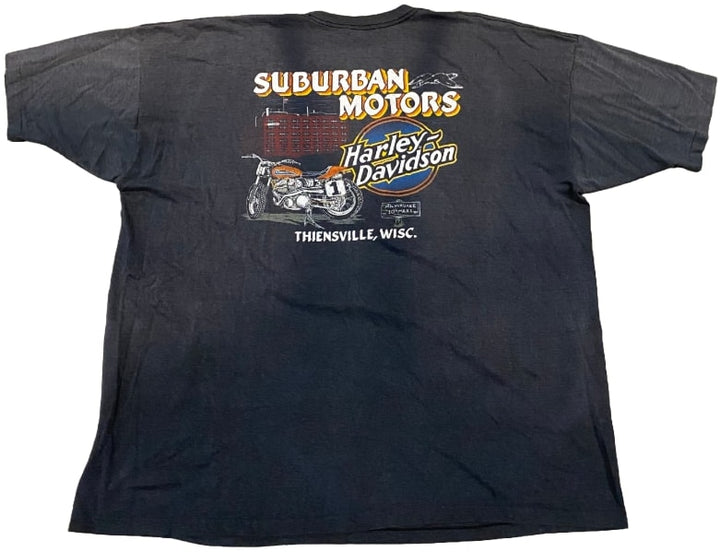Harley Davidson 'Suburban Motors' Vintage Pocket Tee