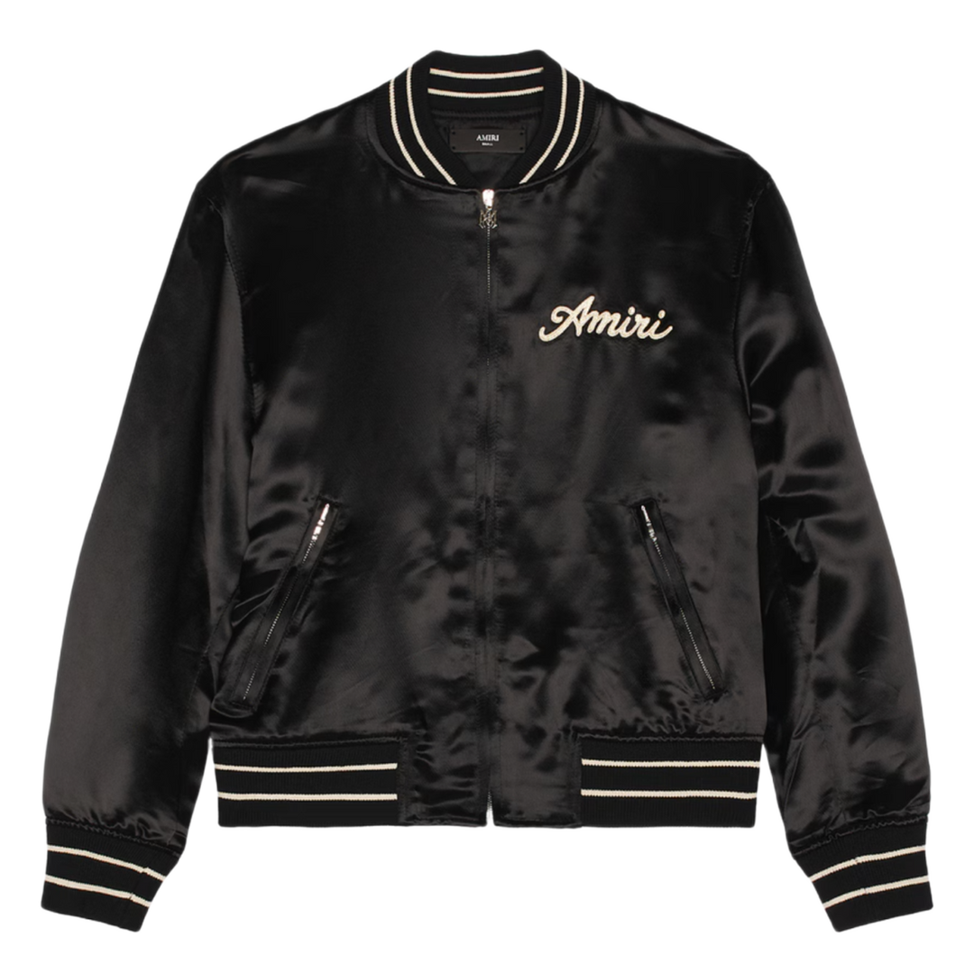Amiri 'Black' Club Hollywood Bomber Jacket