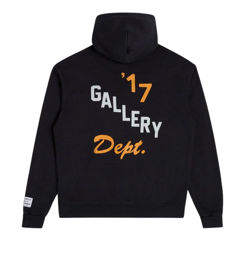 Gallery Dept. 'Boxing Merch' Vintage Black Zip Up Hoodie