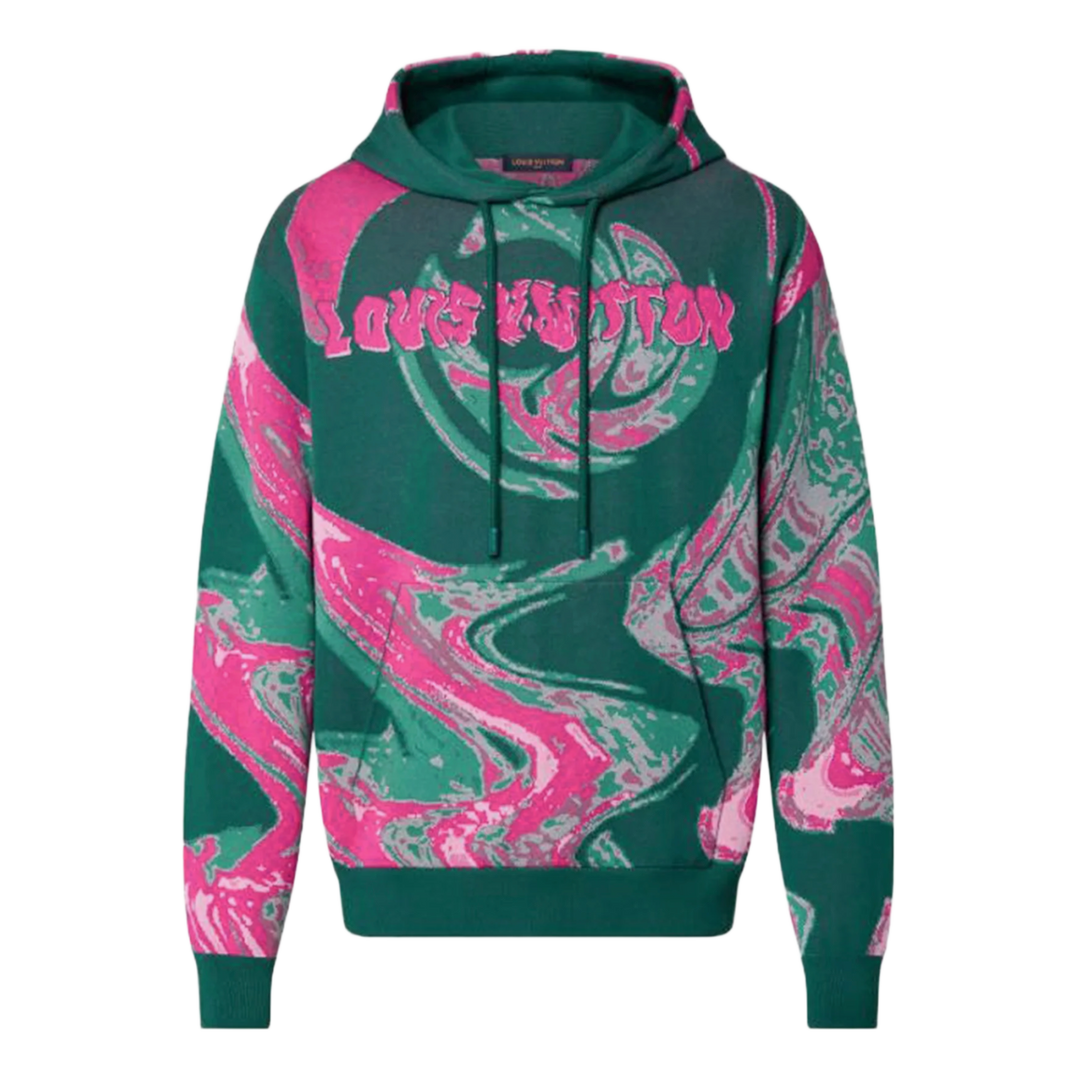 Louis Vuitton 'Green and Pink' Hoodie